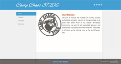 Desktop Screenshot of campchaos37206.org